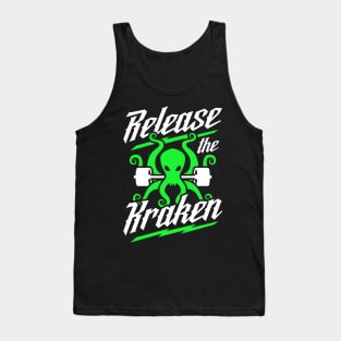 Release The Kraken Barbell Squat Tank Top